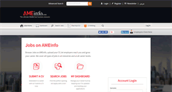 Desktop Screenshot of jobs.ameinfo.com